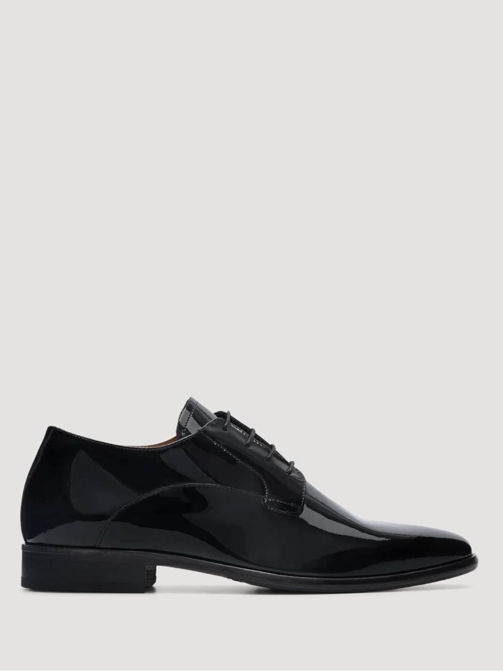 Bared Footwear Carbon Black Patent
Leather Lace Up Dress Shoes